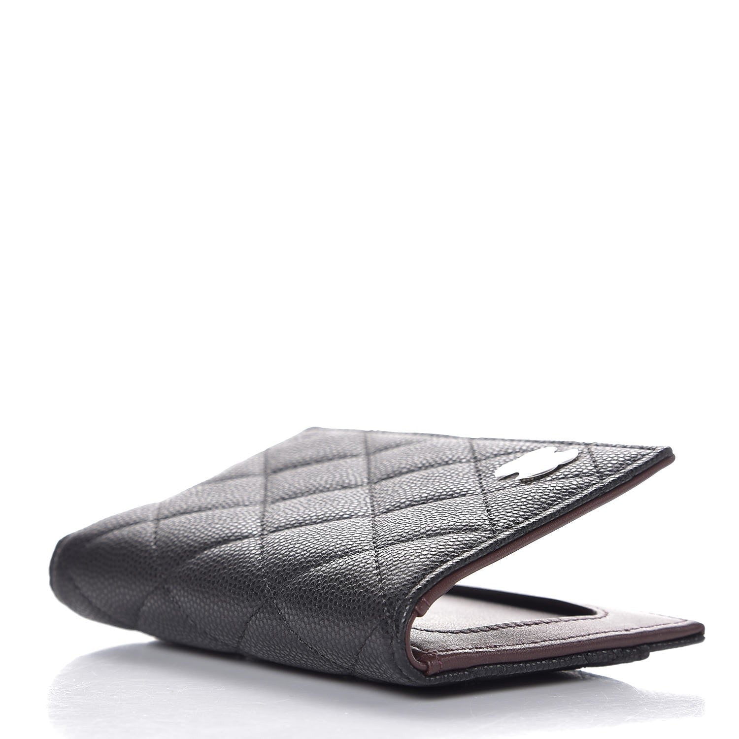 Chanel Caviar Quilted Card Holder Wallet Black 4 of 8