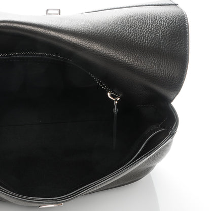 Givenchy Pebbled Calfskin Small Pandora Pure Flap Bag Black 5 of 6