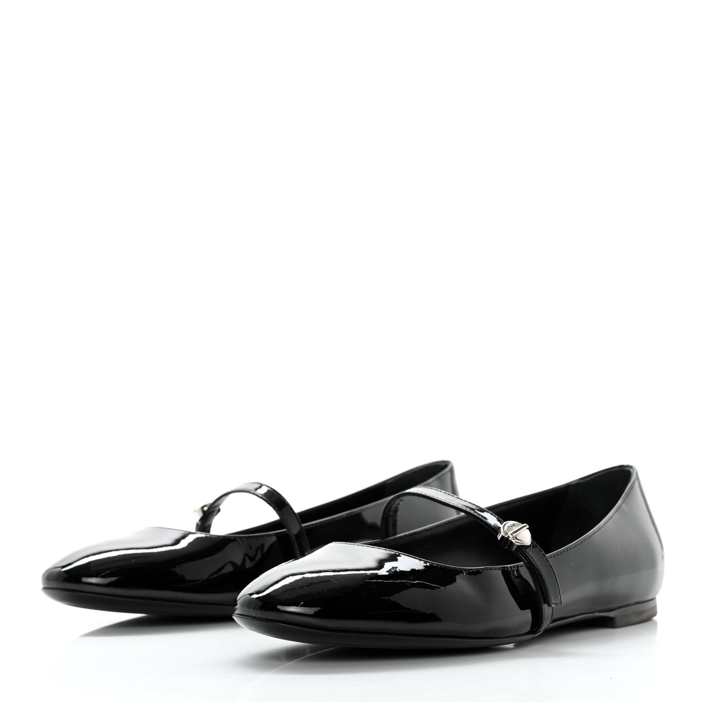 Patent Uniformes Ballerina Flat 35 Black