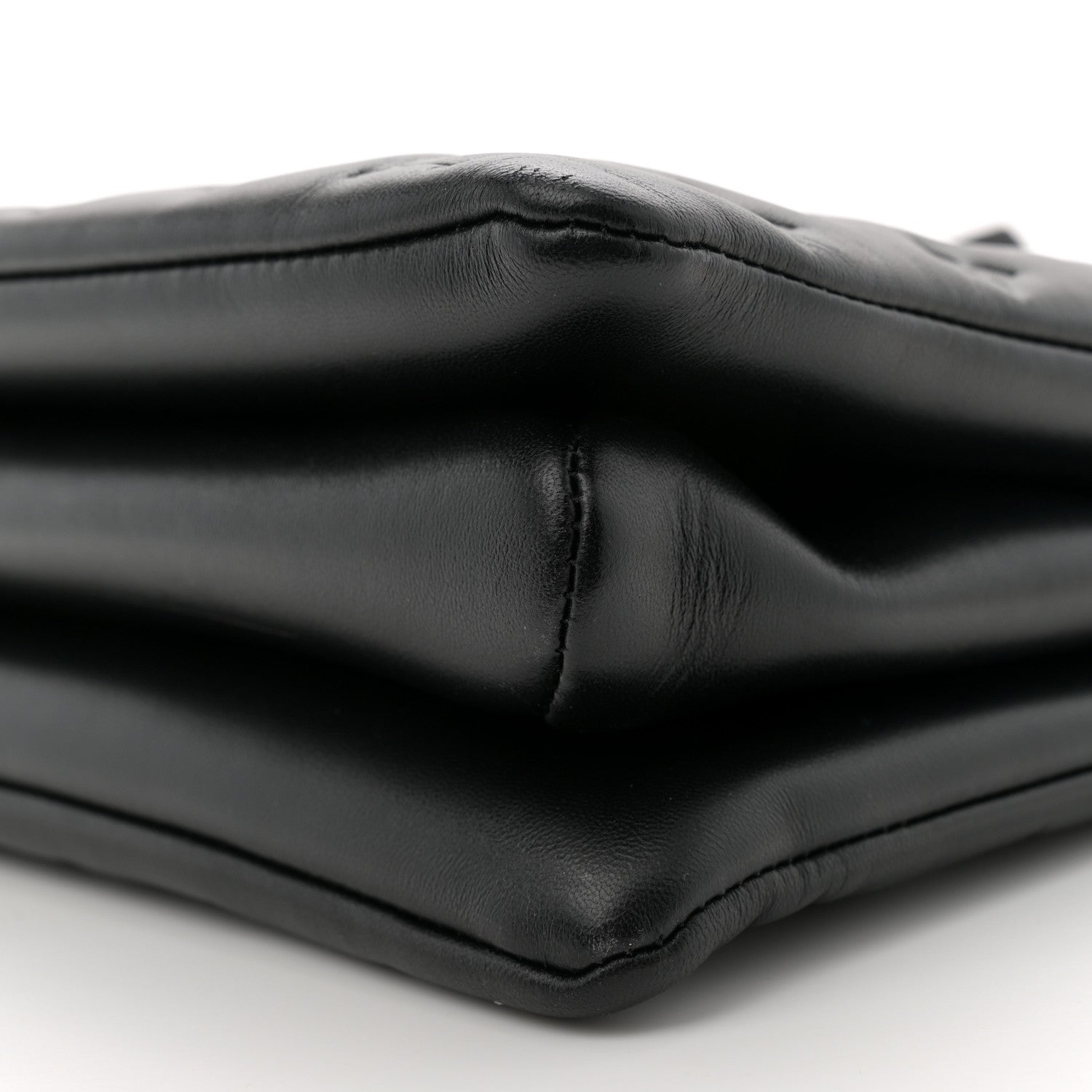 Louis Vuitton Lambskin Embossed Monogram Coussin MM Black 10 of 11