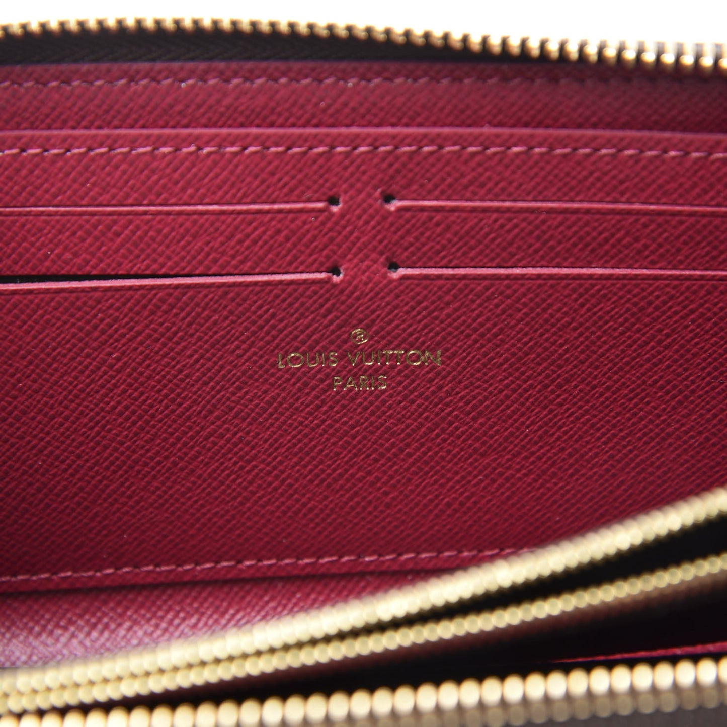 Monogram Clemence Wallet Fuchsia
