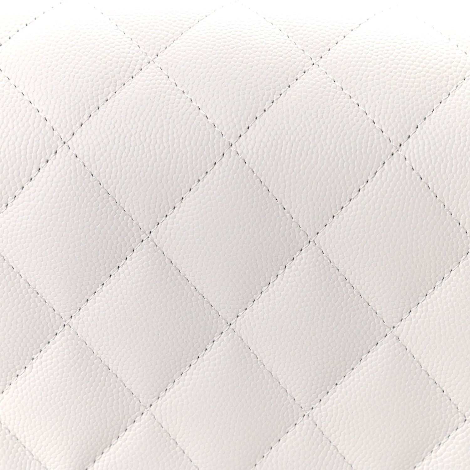 Chanel Caviar Quilted Jumbo Double Flap White 15 of 21
