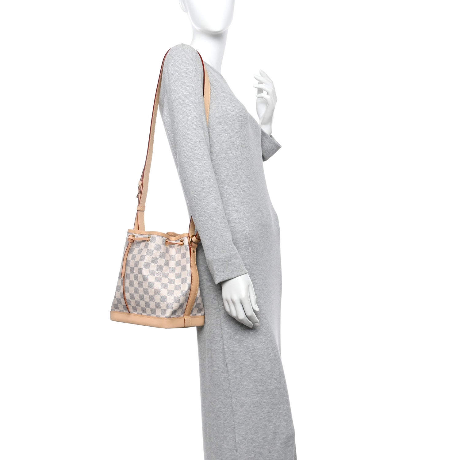 Louis Vuitton Damier Azur Noe BB 2 of 10