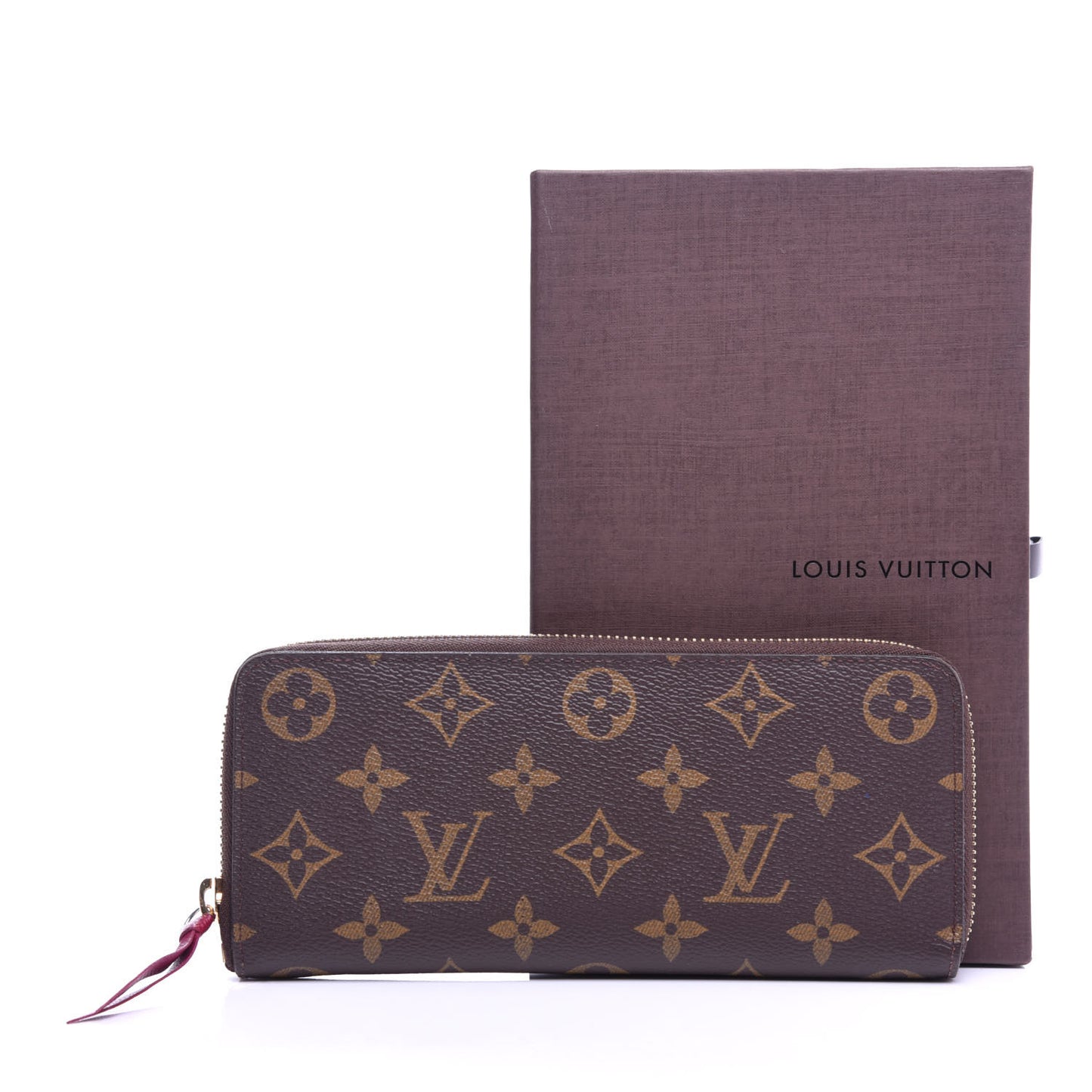 Monogram Clemence Wallet Fuchsia