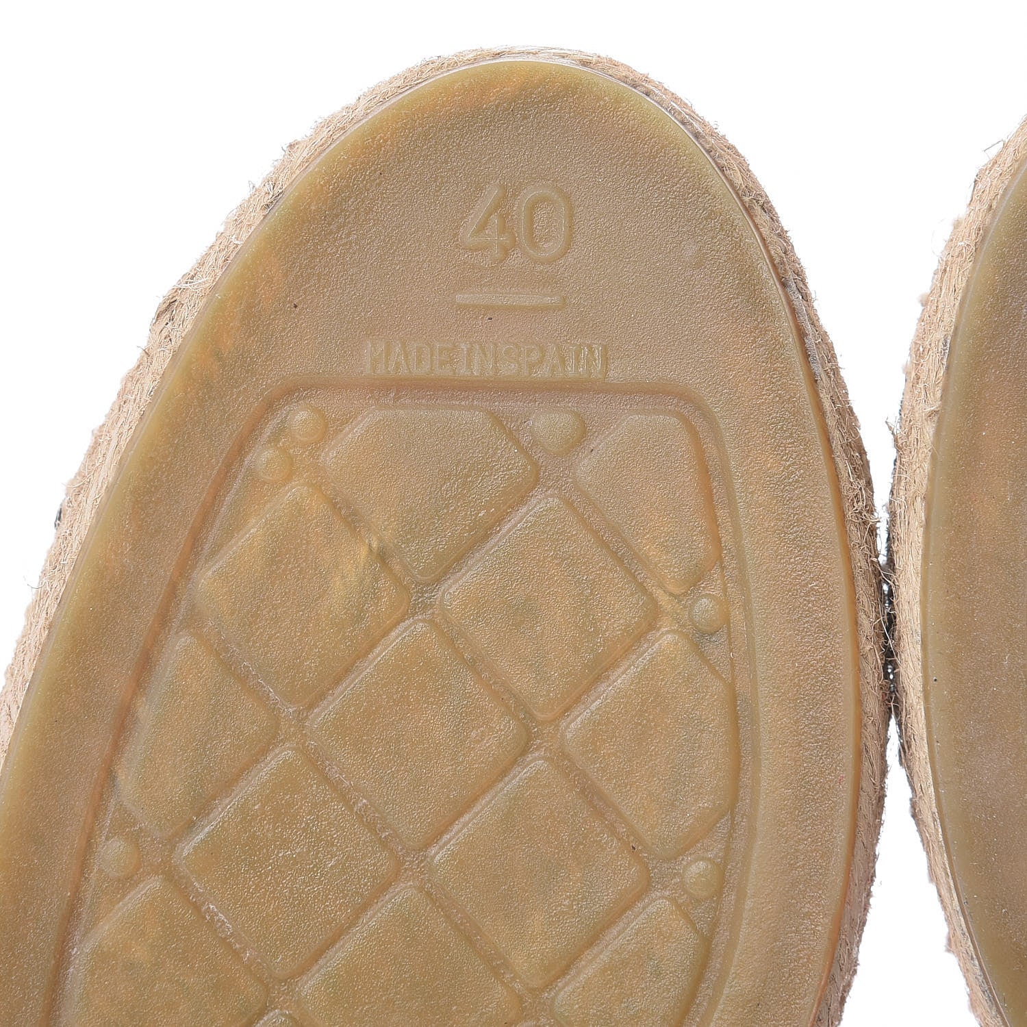 Chanel Suede Pearl CC Espadrilles 40 Red 6 of 14