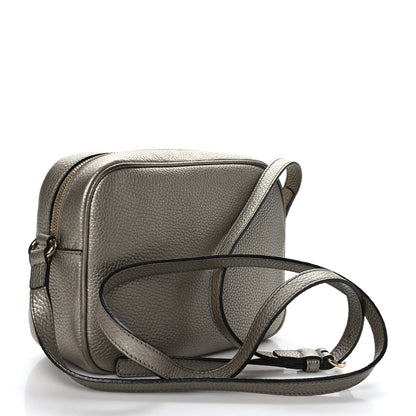 Gucci Metallic Cellarius Calfskin Small Soho Disco Bag Sasso 3 of 10