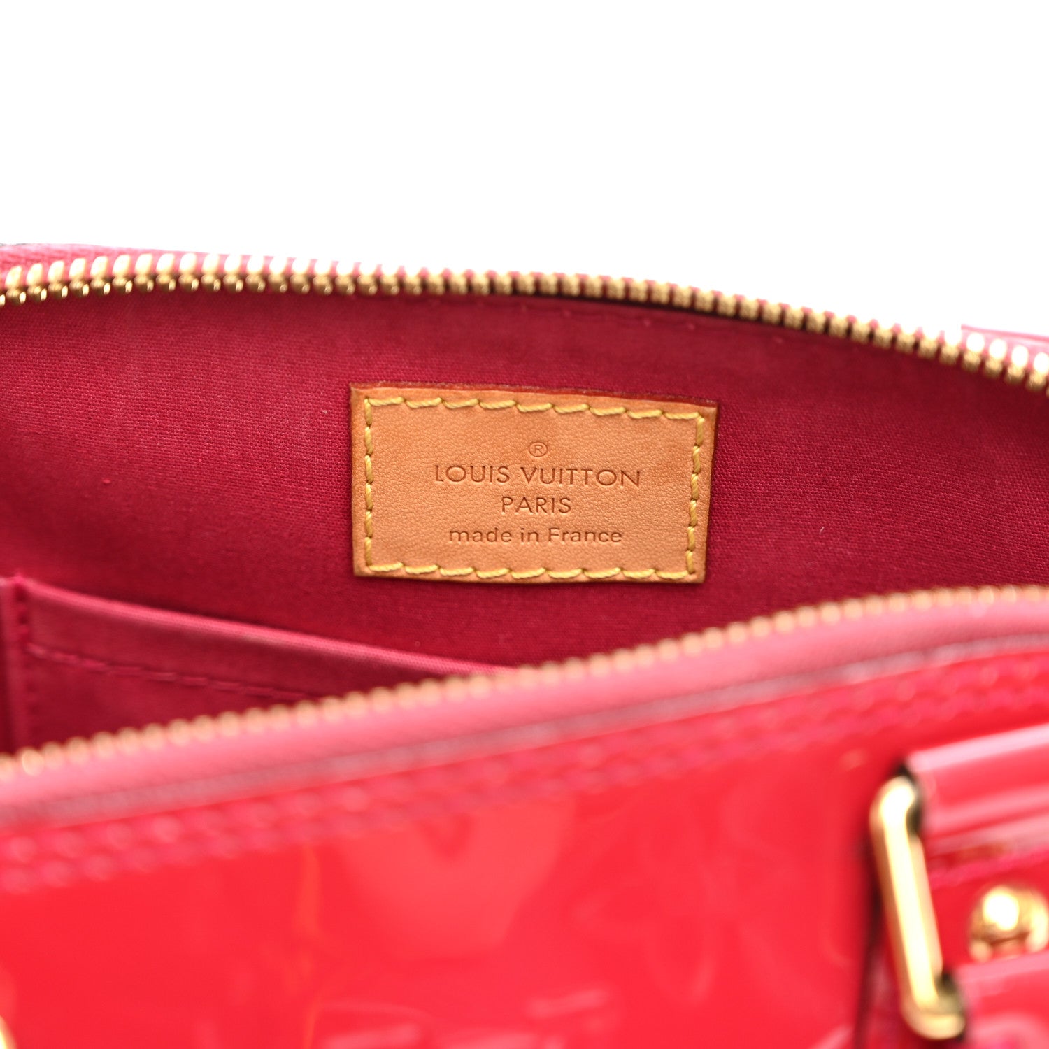 Louis Vuitton Vernis Alma BB Rose Indien 5 of 9