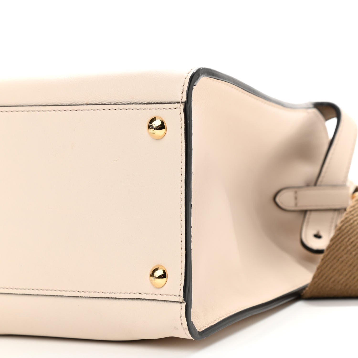 Fendi Vitello Seta Century Medium Peekaboo X-Lite Camelia Barolo 10 of 10