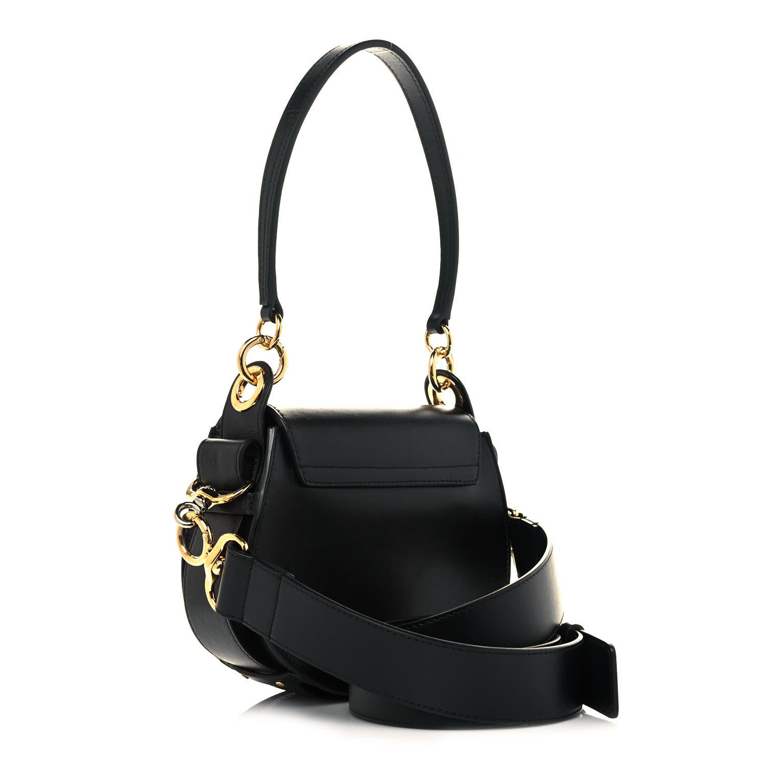 Chloe Calfskin Small Tess Bag Black 3 of 10