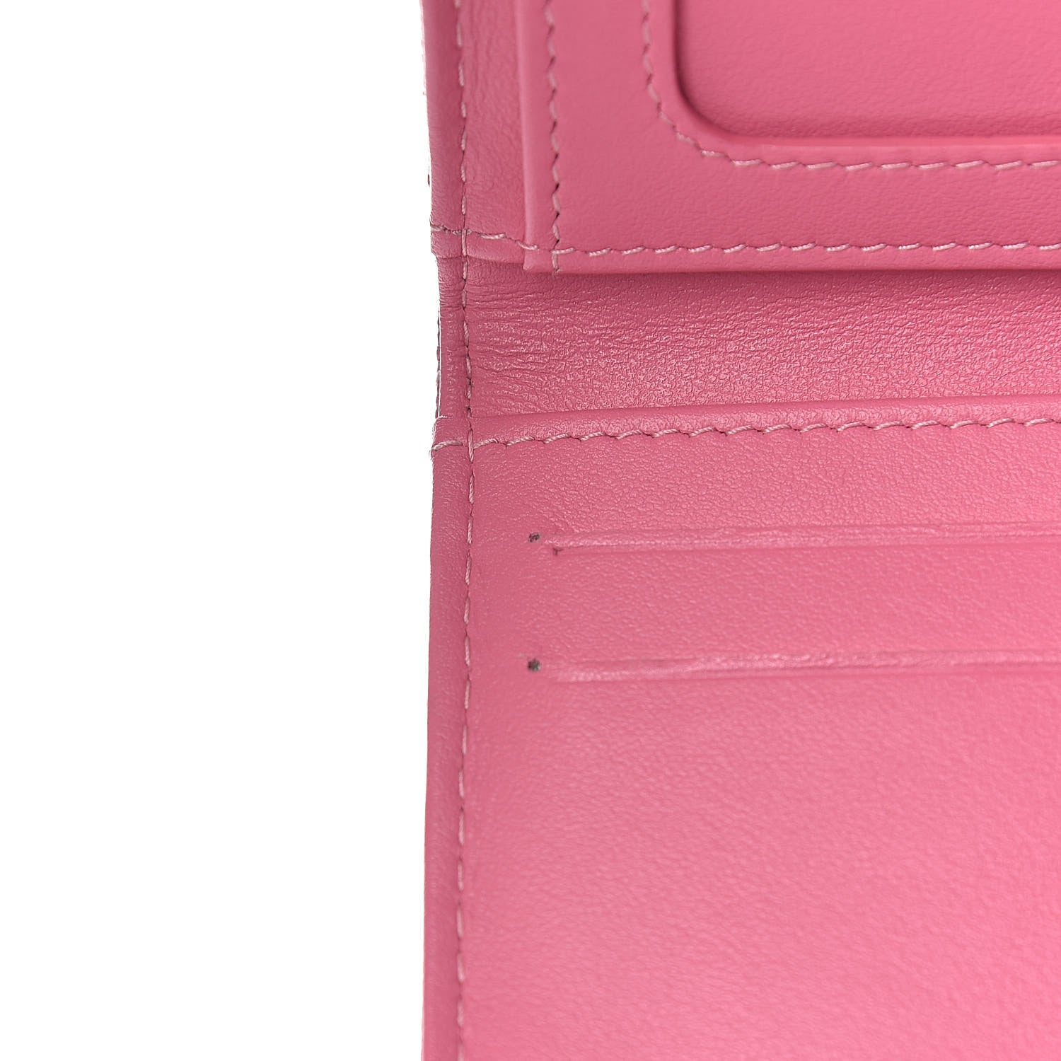 Chanel Caviar Quilted Card Holder Wallet Pink 10 of 15