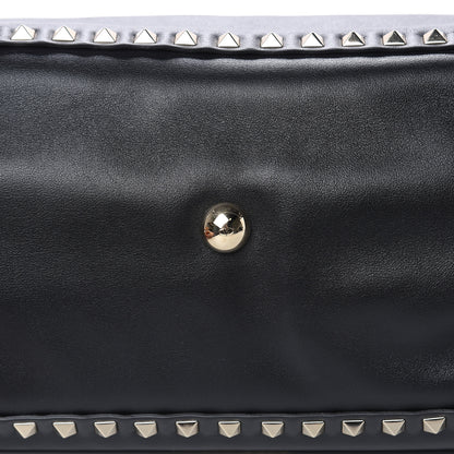 Valentino Garavani Vitello Medium Rockstud Tote Black 8 of 10
