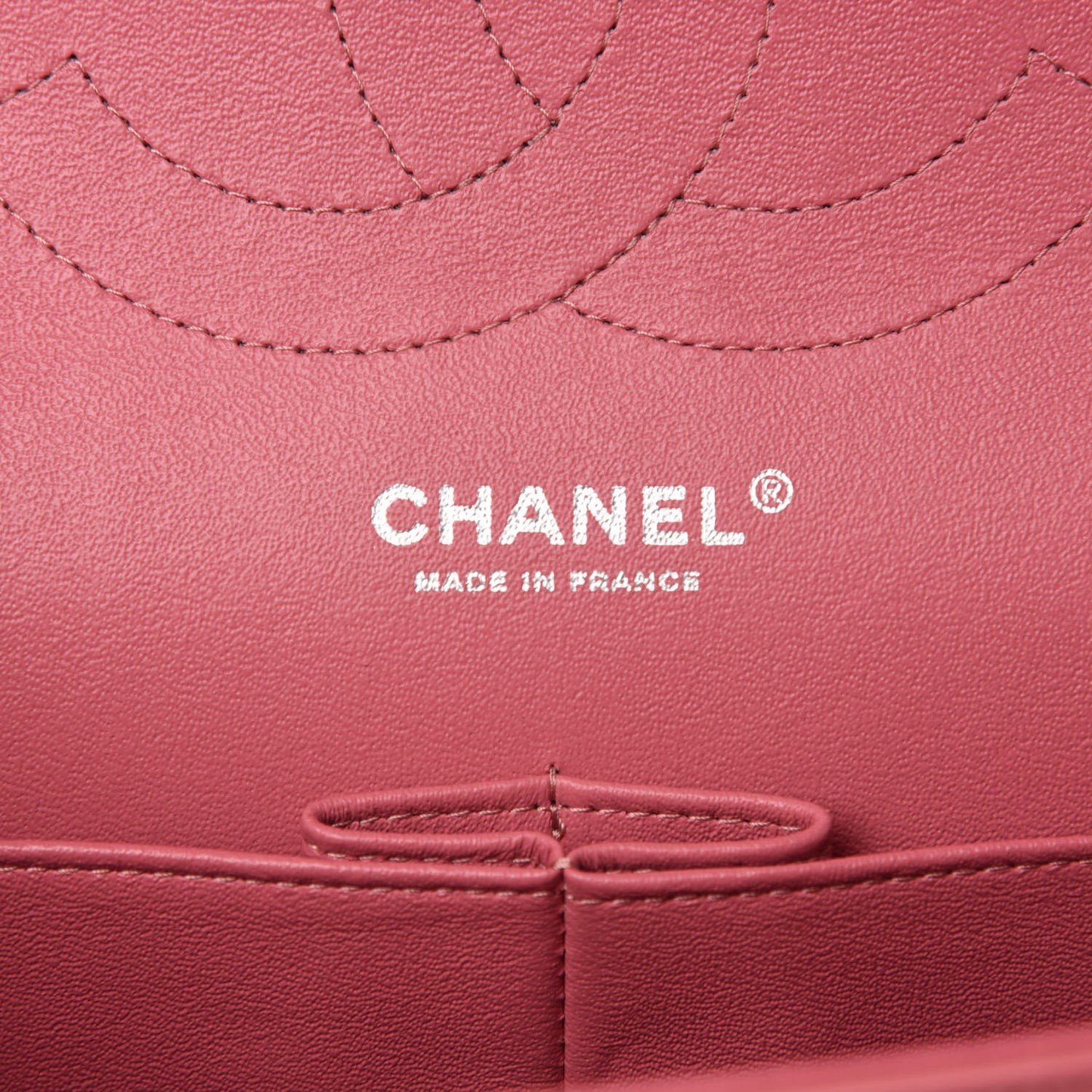 Lambskin Quilted Jumbo Double Flap Pink