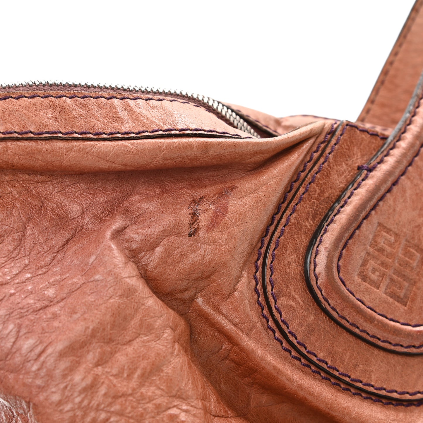 Wrinkled Lambskin Medium Nightingale Tan