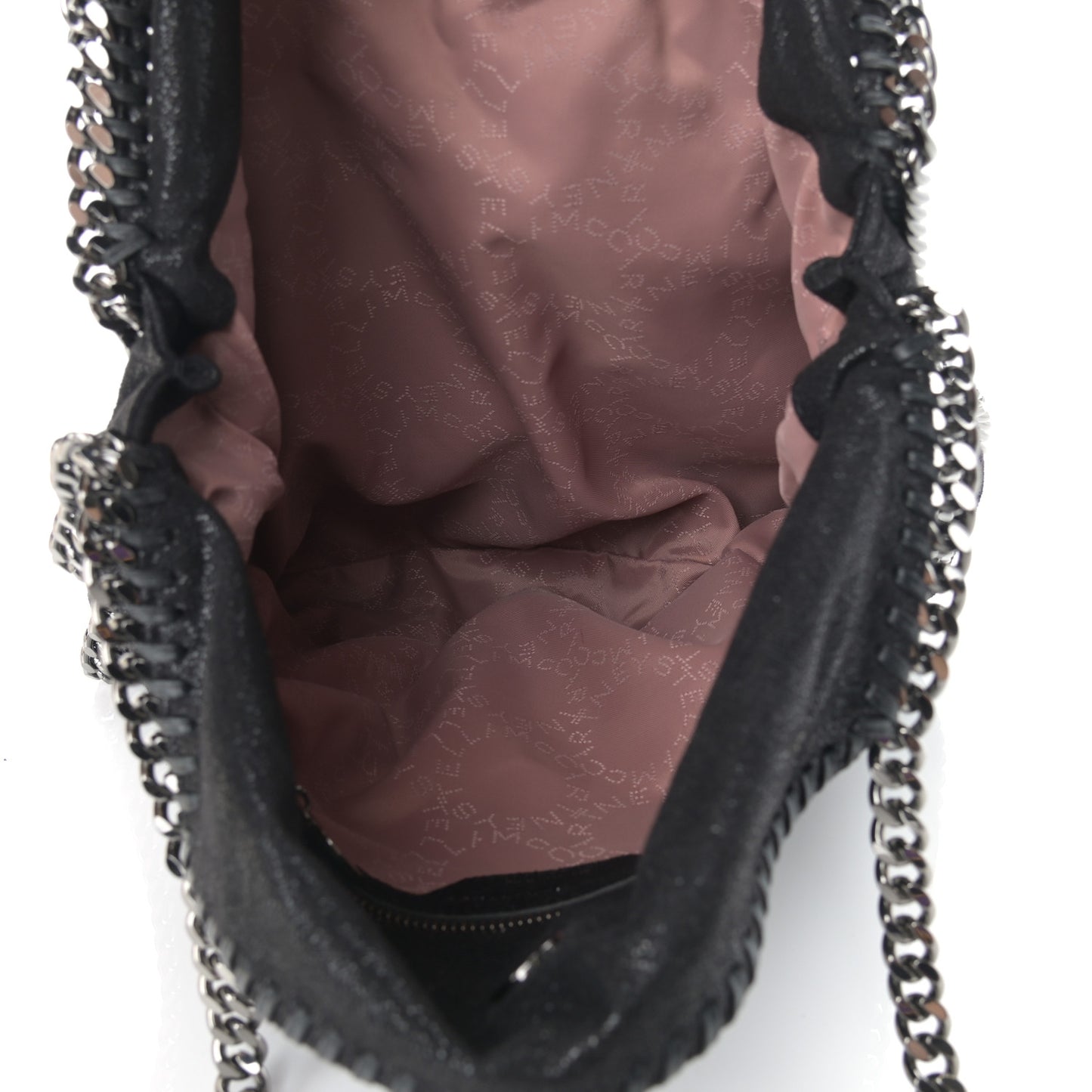 Shaggy Deer Small Falabella Tote Black