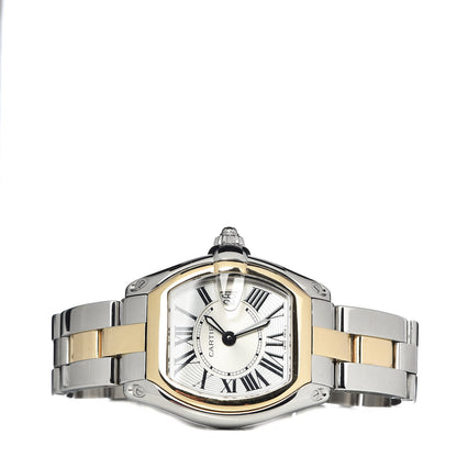 Cartier Stainless Steel 18K Yellow Gold 31mm Roadster Quartz Watch 3 of 9