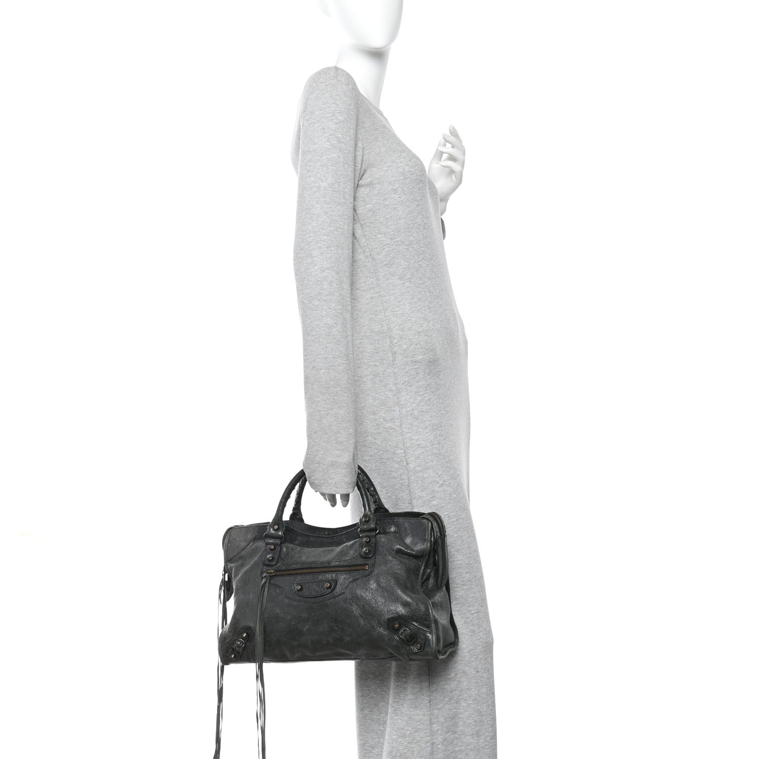 Balenciaga Agneau Classic Hardware City Anthracite 2 of 11