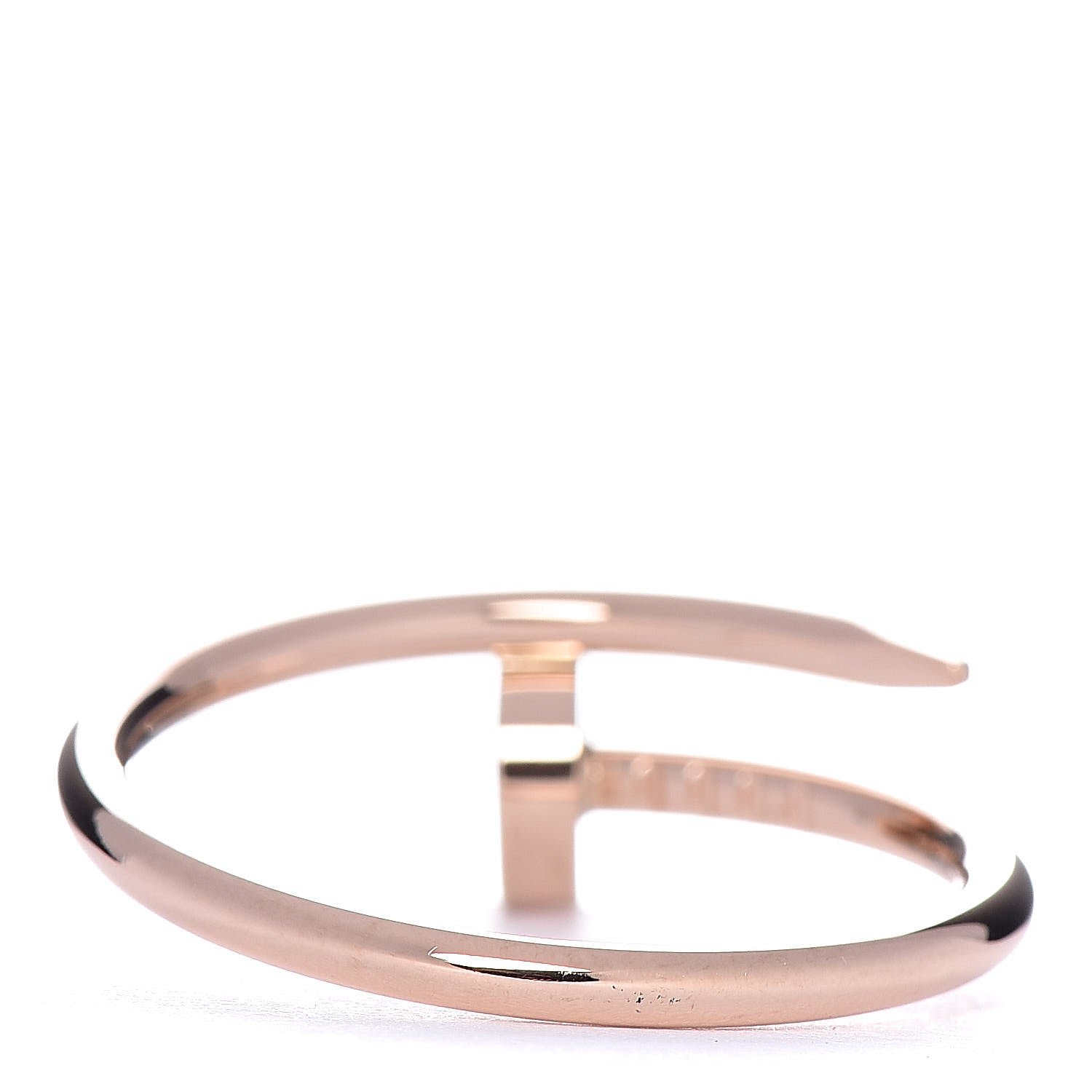 Cartier 18K Pink Gold Small Juste Un Clou Ring 55 7.25 4 of 7
