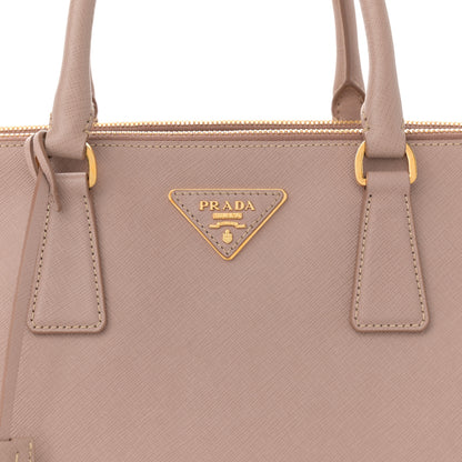 Prada Saffiano Large Galleria Double Zip Tote Cammeo 9 of 17