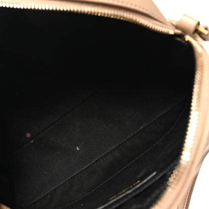 Saint Laurent Calfskin Matelasse Monogram Lou Camera Bag Dark Beige 5 of 12