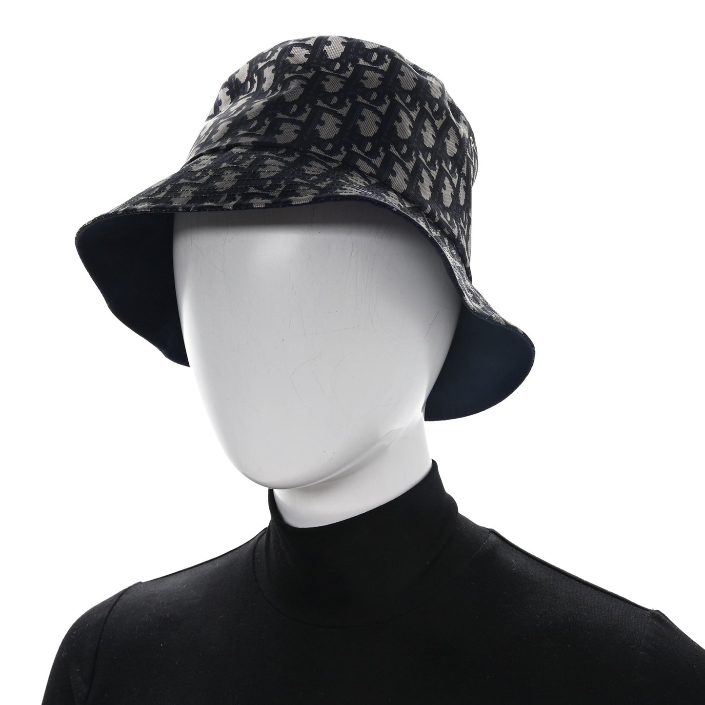 Oblique Reversible Teddy-D Brim Bucket Hat Blue