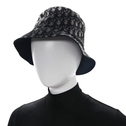 Christian Dior Oblique Reversible Teddy-D Brim Bucket Hat Blue 2 of 12