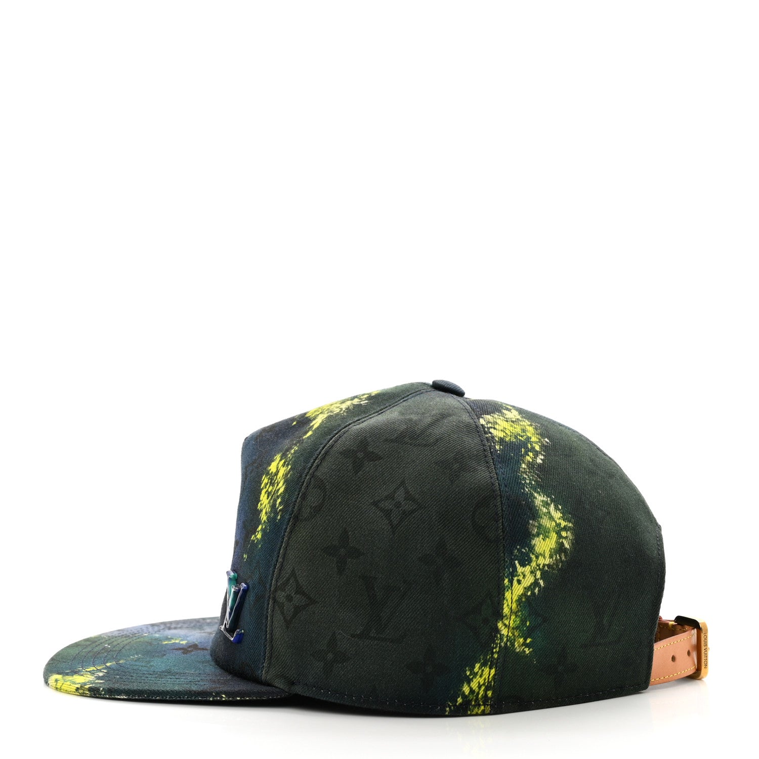 Louis Vuitton Monogram Tie Dye Cap 58 Multicolor Blue 6 of 9