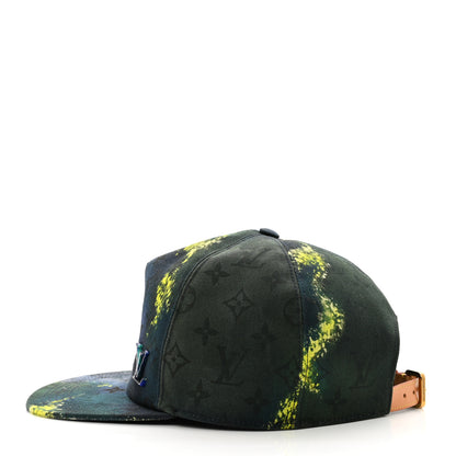 Louis Vuitton Monogram Tie Dye Cap 58 Multicolor Blue 6 of 9