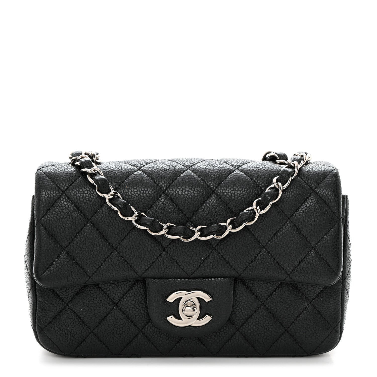 Chanel Caviar Quilted Mini Rectangular Flap Black 1 of 10
