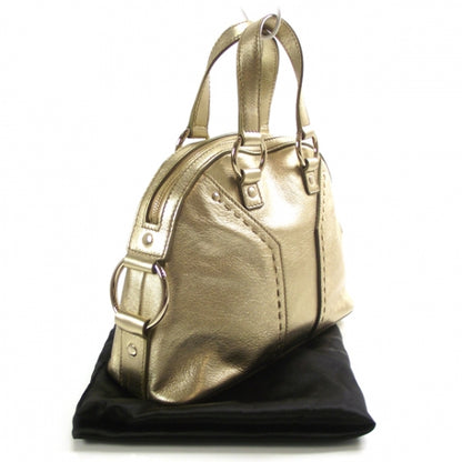 Saint Laurent Leather Mini Muse Gold 3 of 11