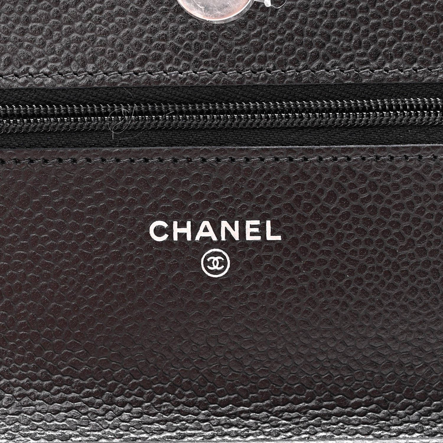 Chanel Caviar Quilted Wallet On Chain WOC Black 6 of 11