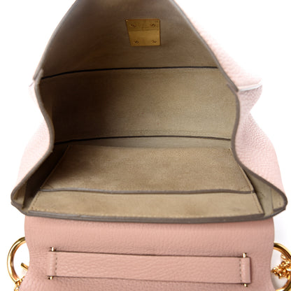 Chloe Grained Lambskin Drew Shoulder Bag Cement Pink 4 of 10