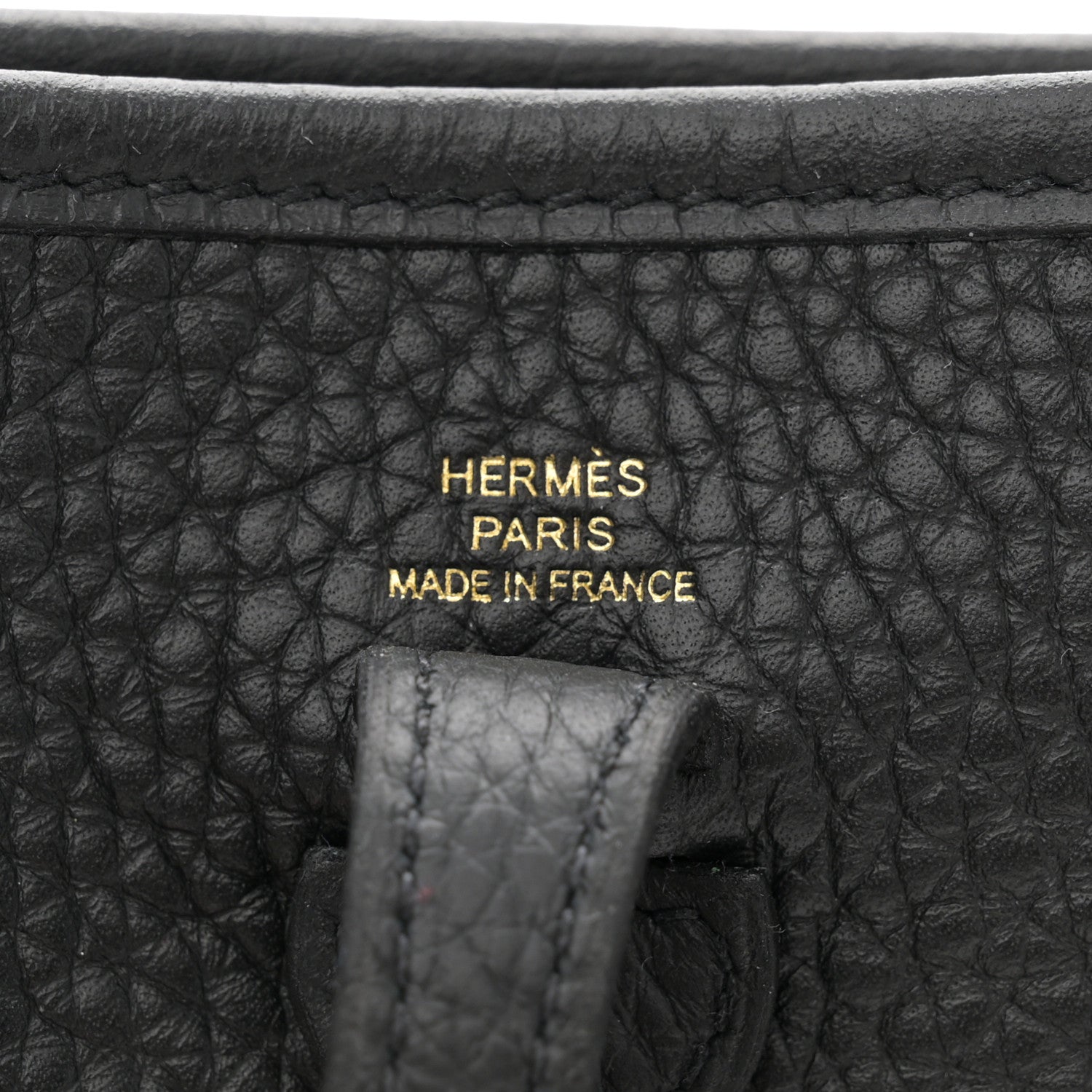 Hermes Taurillon Clemence Evelyne TPM Black 6 of 11