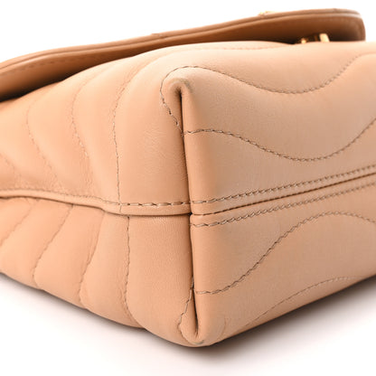 Louis Vuitton Calfskin LV New Wave Chain Bag Taupe Arizona 8 of 9