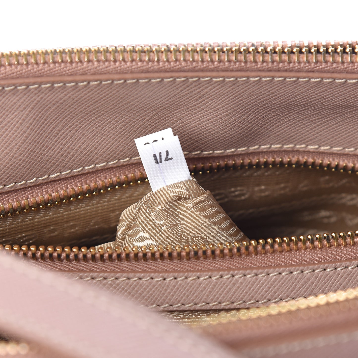 Saffiano Small Galleria Double Zip Tote Cammeo
