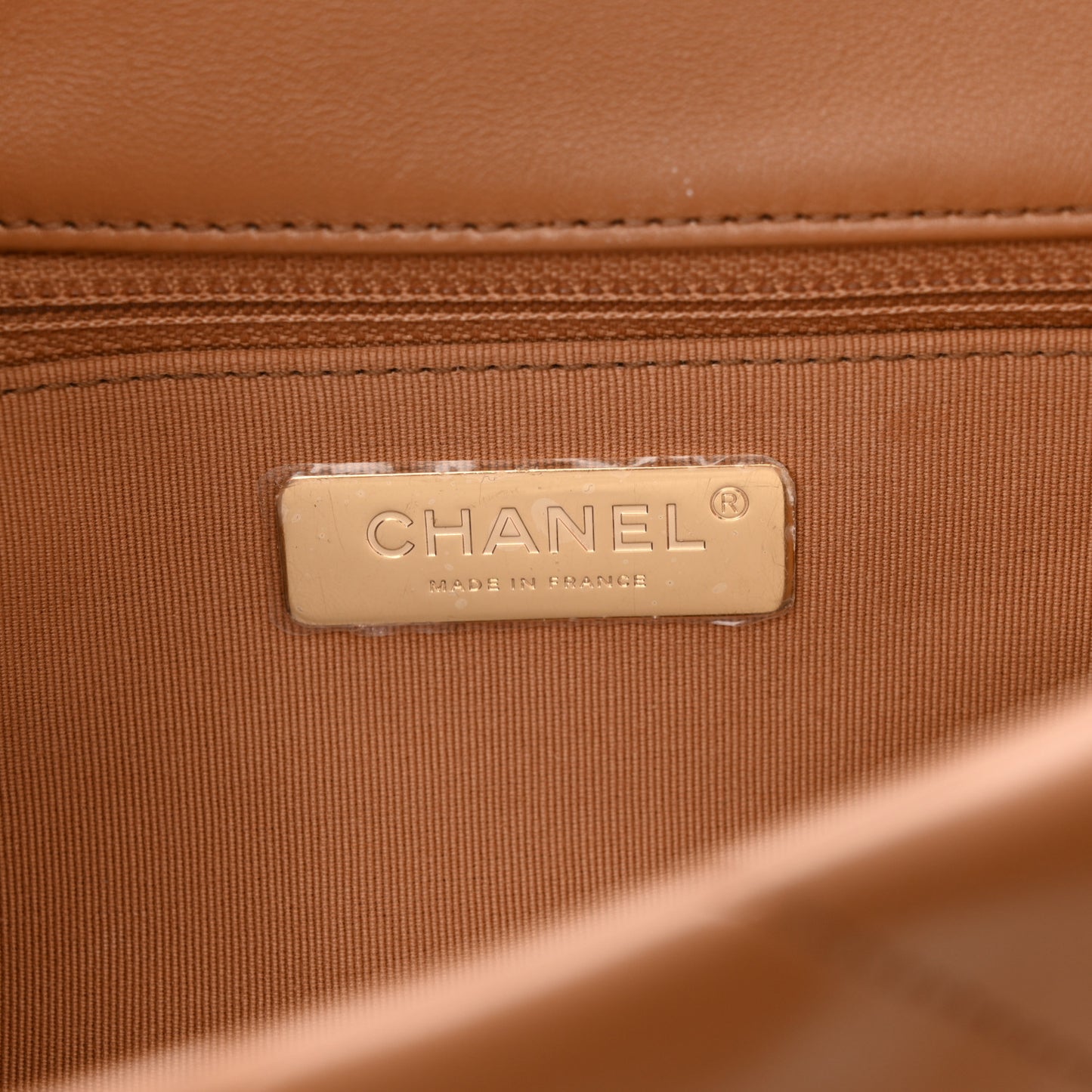 Lambskin Quilted Medium Chanel 19 Flap Brown