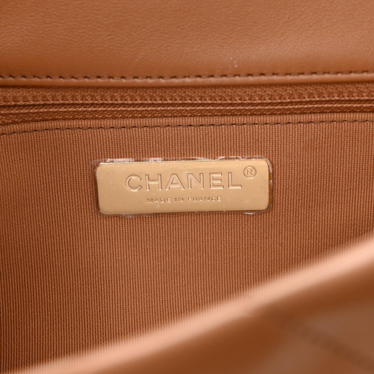 Chanel Lambskin Quilted Medium Chanel 19 Flap Brown 6 of 10