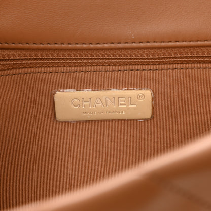 Chanel Lambskin Quilted Medium Chanel 19 Flap Brown 6 of 10
