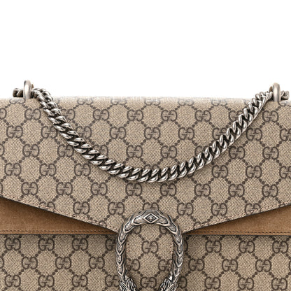 Gucci GG Supreme Monogram Medium Dionysus Shoulder Bag Taupe 8 of 15
