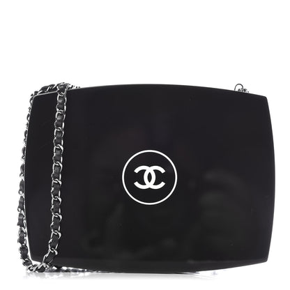 Chanel Plexiglass Compact Box Clutch Black 1 of 9