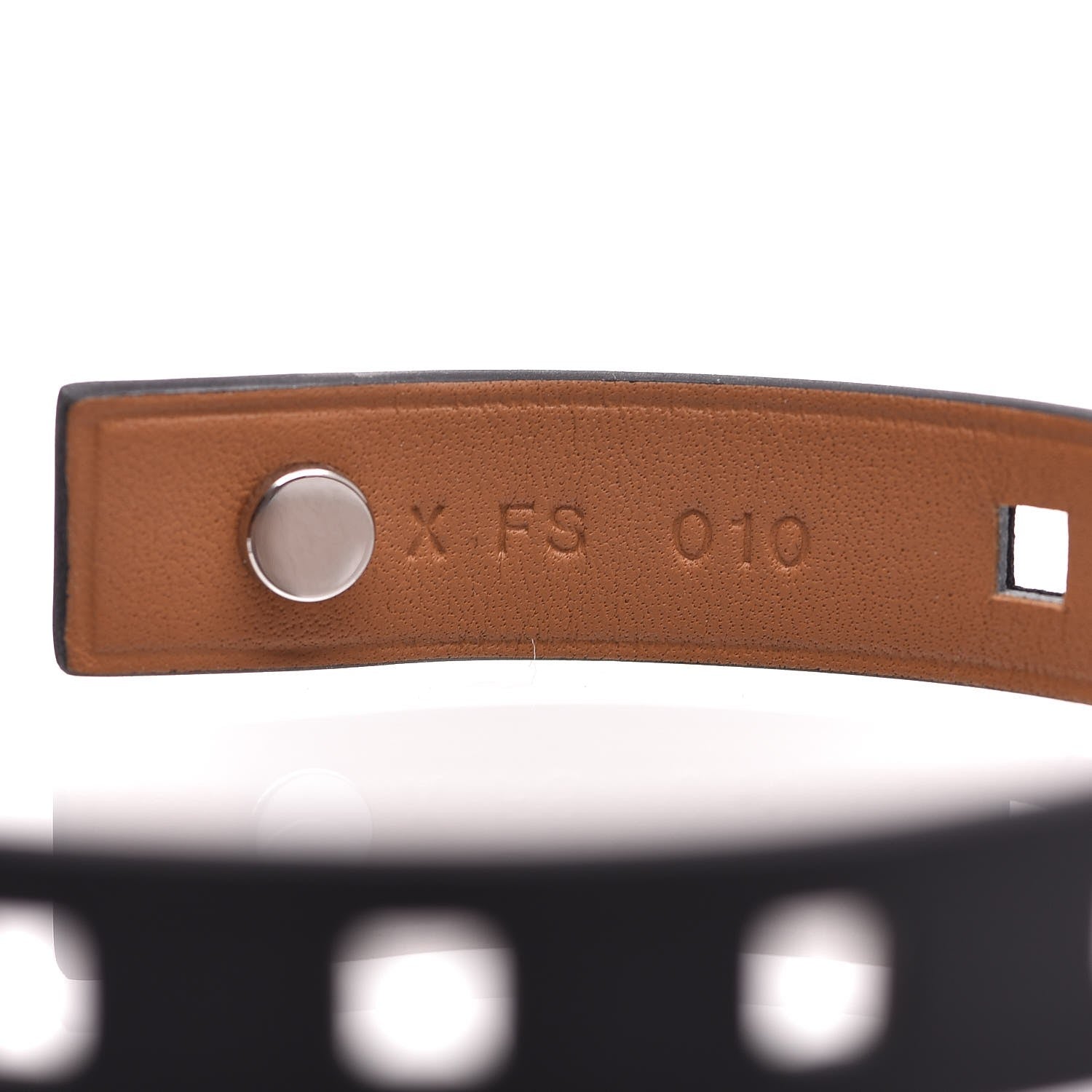 Hermes Swift Mini Dog Clous Ronds Bracelet T3 Black 6 of 7