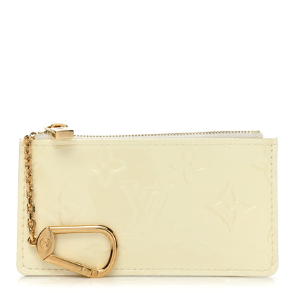 Louis Vuitton Vernis Key Pouch Perle 1 of 7