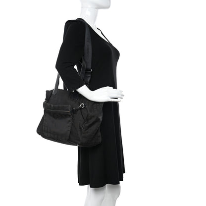 Chanel Nylon Travel Convertible Tote Black 2 of 20
