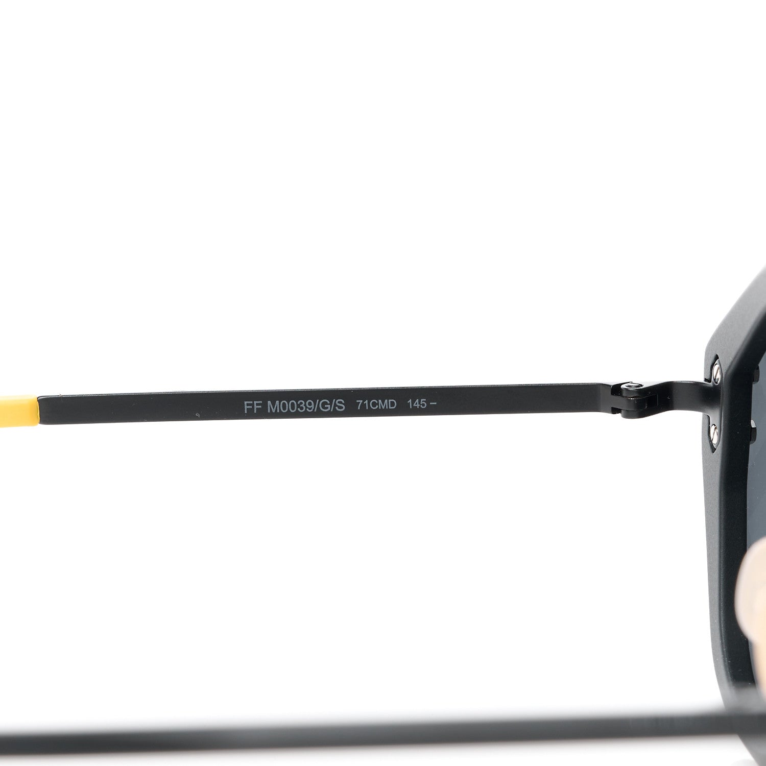 Fendi FF Fabulous Shield Sunglasses FF M0039/G/S Black 5 of 9