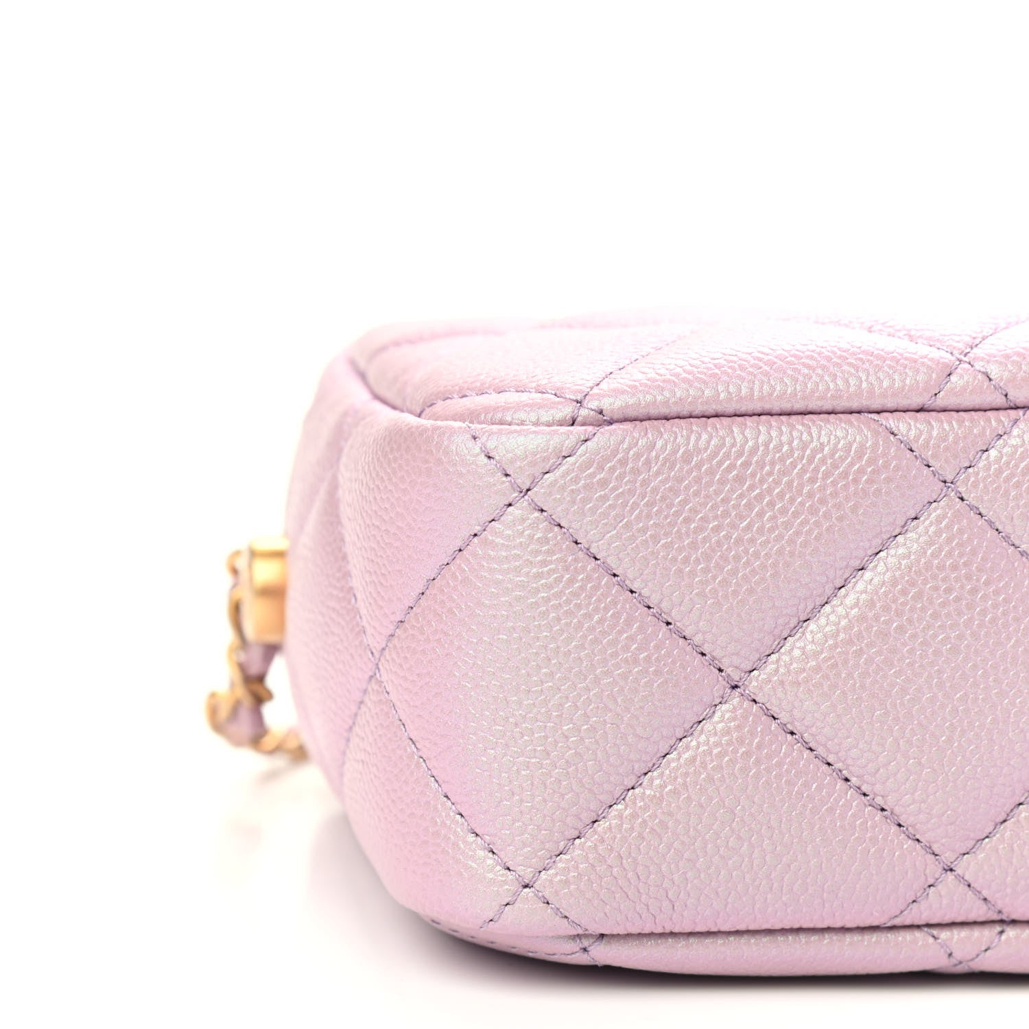 Chanel Iridescent Caviar Quilted Mini My Perfect Camera Case Pink 6 of 9