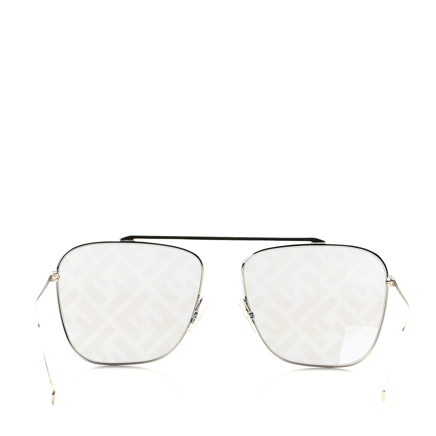Fendi Metal Aviator Sunglasses FF0406/S Gold 4 of 6