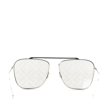 Fendi Metal Aviator Sunglasses FF0406/S Gold 4 of 6