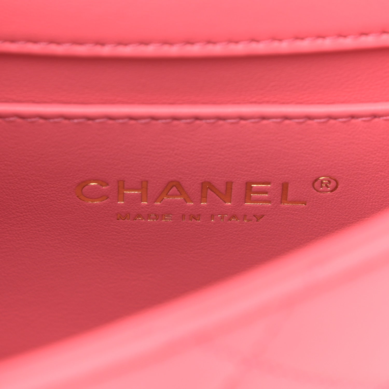 Chanel Lambskin Enamel Quilted Pending CC Mini Square Flap Pink 6 of 11