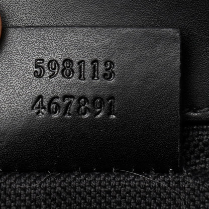 Gucci GG Supreme Monogram Web Slim Belt Bag Black Grey 9 of 11