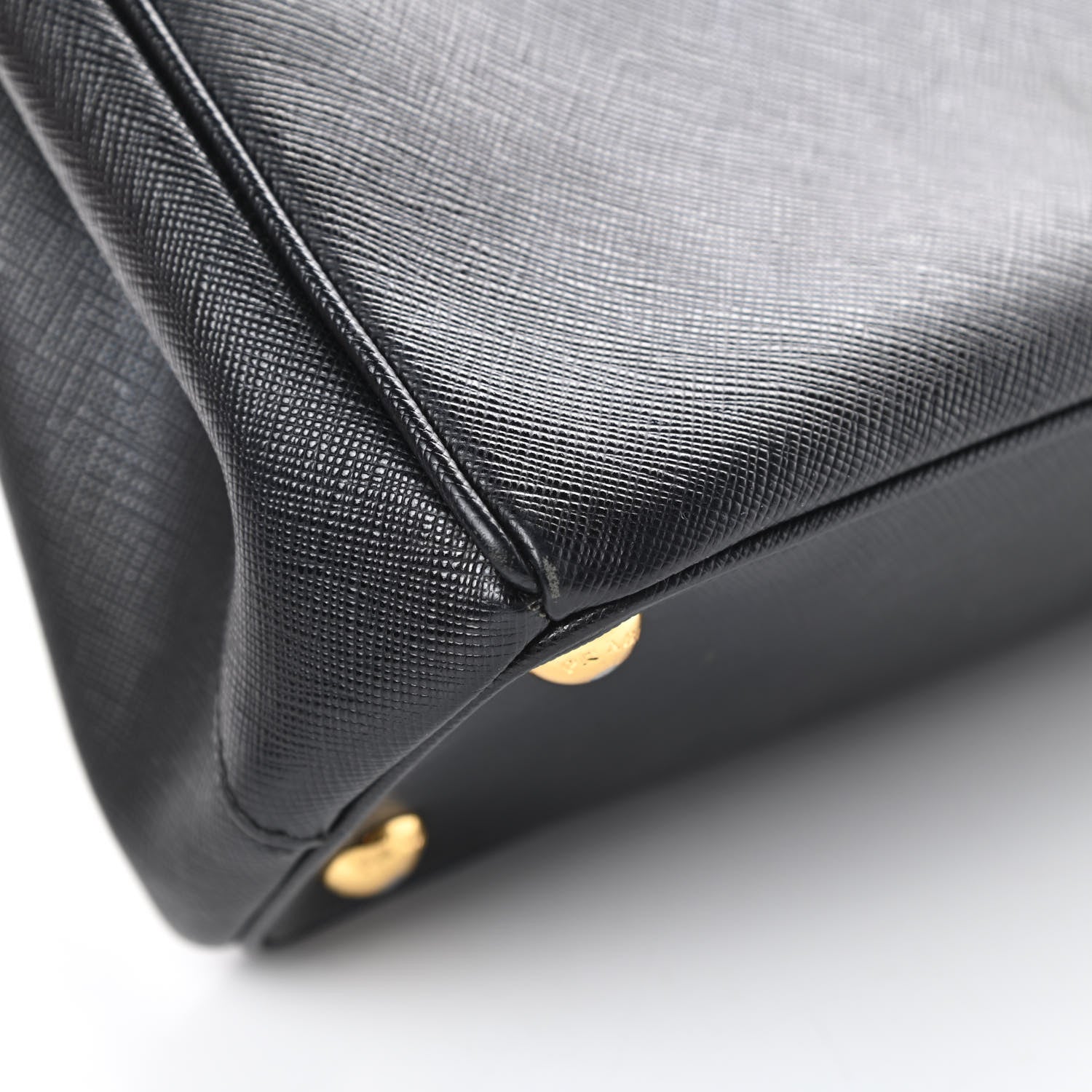 Prada Saffiano Mini Galleria Double Zip Tote Black 12 of 21