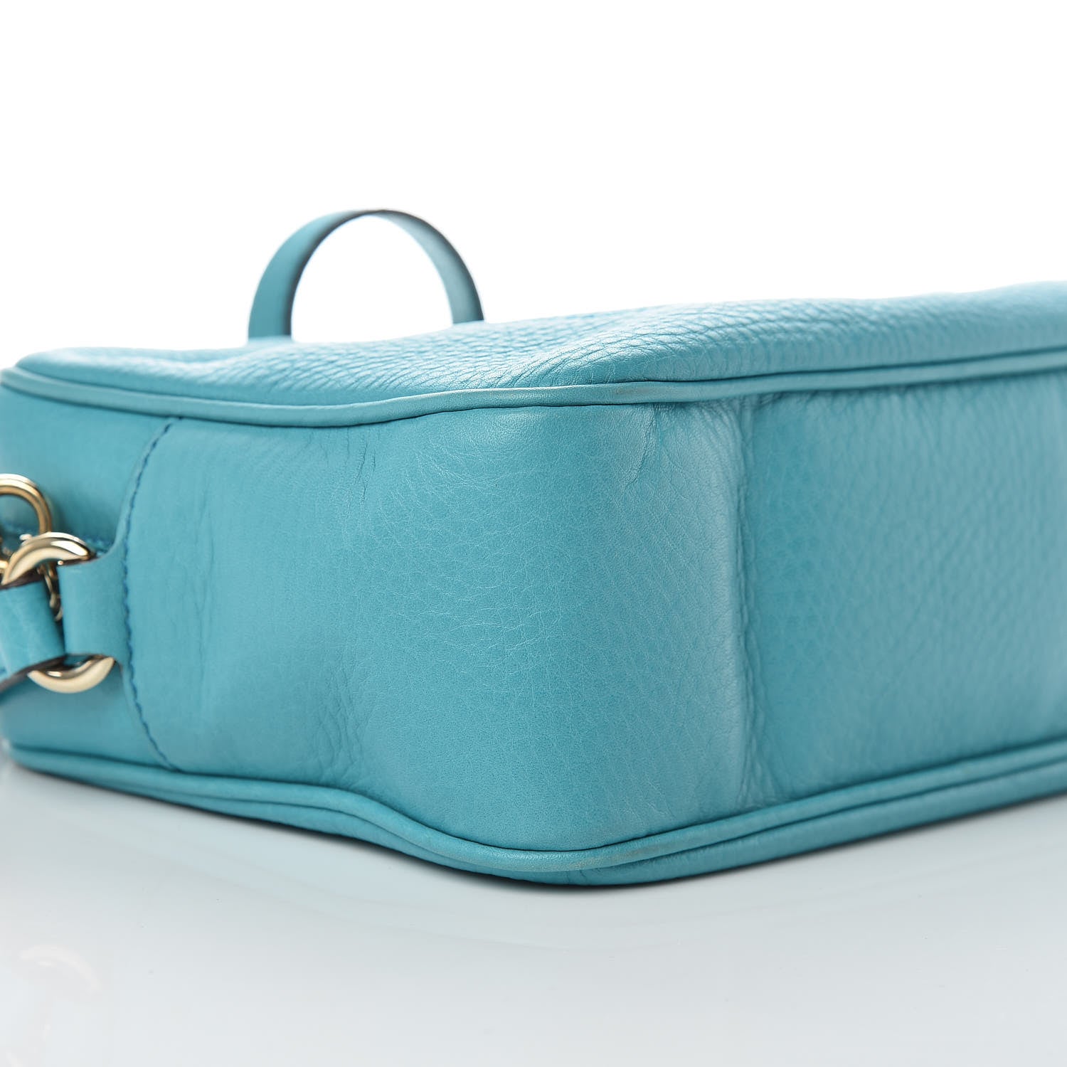Gucci Pebbled Calfskin Small Soho Disco Bag Deep Cobalt 5 of 12